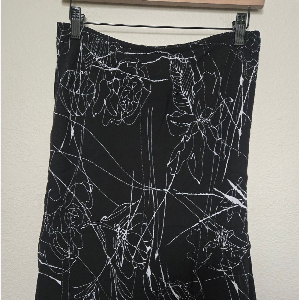 Monte Y2k Floral Whimsigoth Slip Midi Skirt Size Medium — image 4 of 8